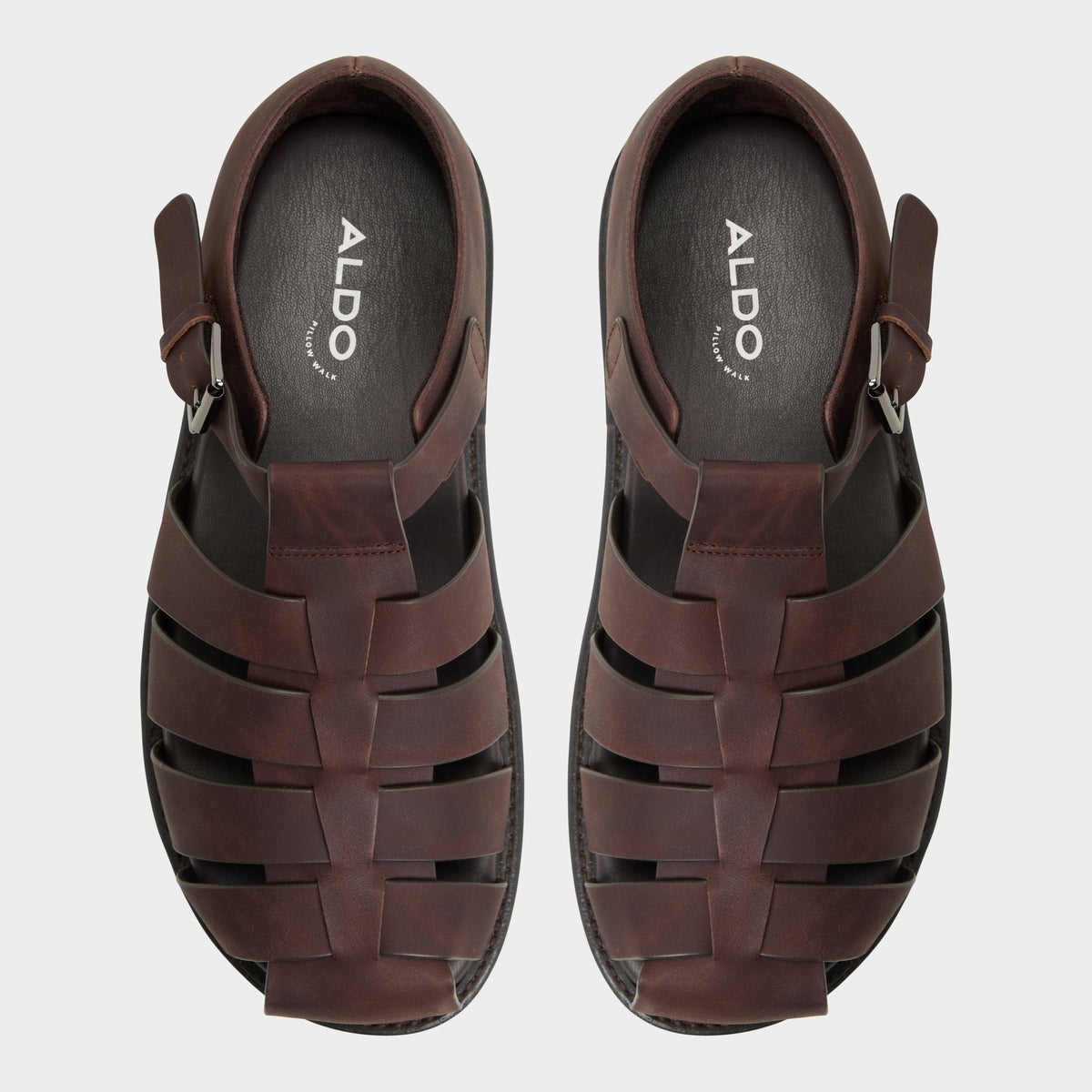 Aldo Wildhaven Brown Overflow Men's Sandals & Slides - Flat sandal