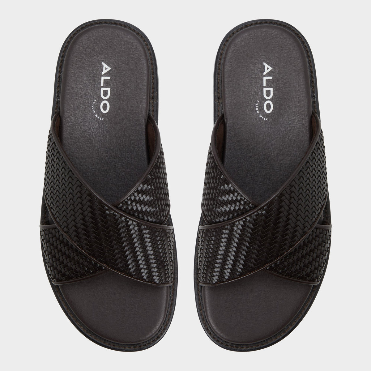 Aldo Tarik Dark Brown Men's Sandals & Slides - Slide sandal