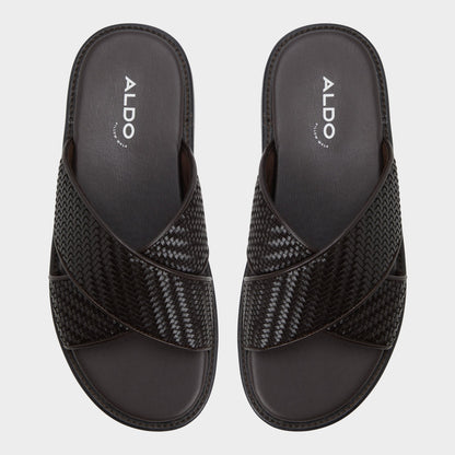 Aldo Tarik Dark Brown Men's Sandals & Slides - Slide sandal