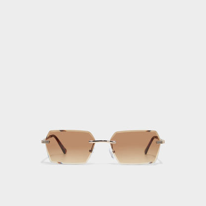 Aldo Kaaolle Gold Men's Rectangle - Rectangle sunglasses