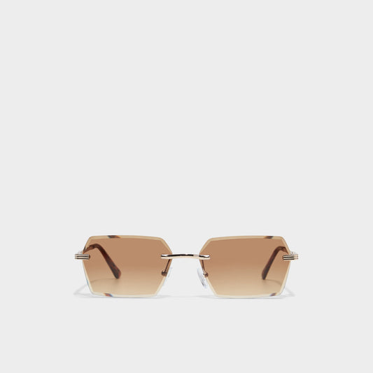 Aldo Kaaolle Gold Men's Rectangle - Rectangle sunglasses