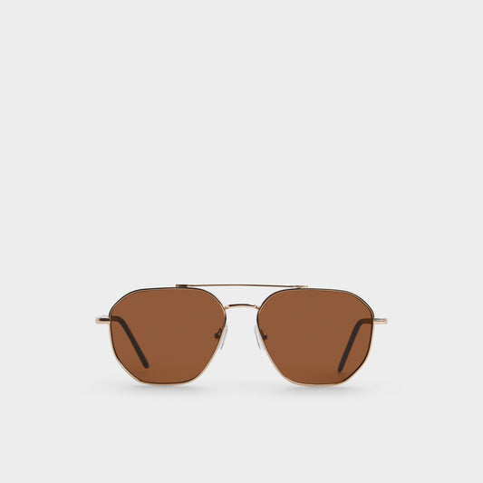 Aldo Biensfeldt in Gold - Aviator sunglasses