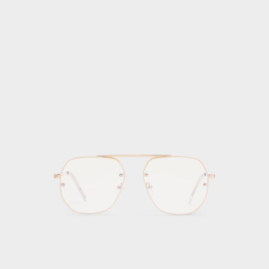 Aldo Diprion Gold Men's Aviator - Non-prescription reading glasses