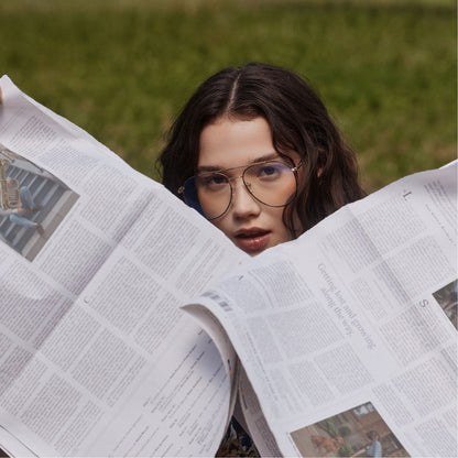 Aldo Edoawen in Black Gold Multi - Non-prescription reading glasses