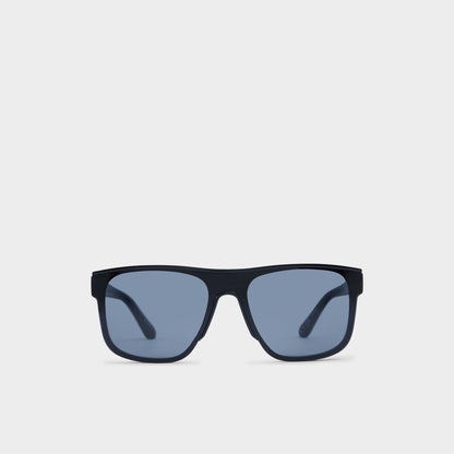 Aldo Tervetes Black Men's Shield - Rectangle sunglasses