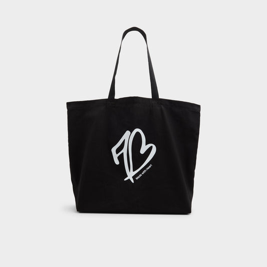 Aldo Made With Heart Tote Black/White Tote & Satchel bags - Tote bag