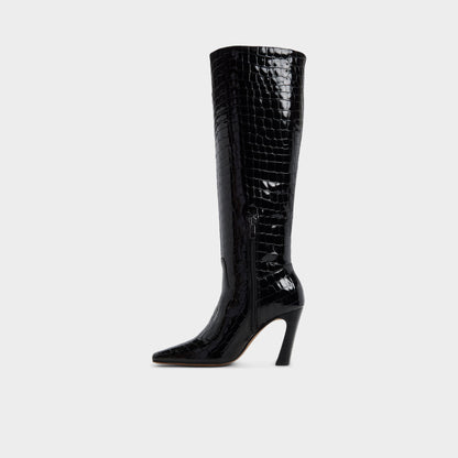 Aldo Vivienna in Black - Knee-high boot, Block heel