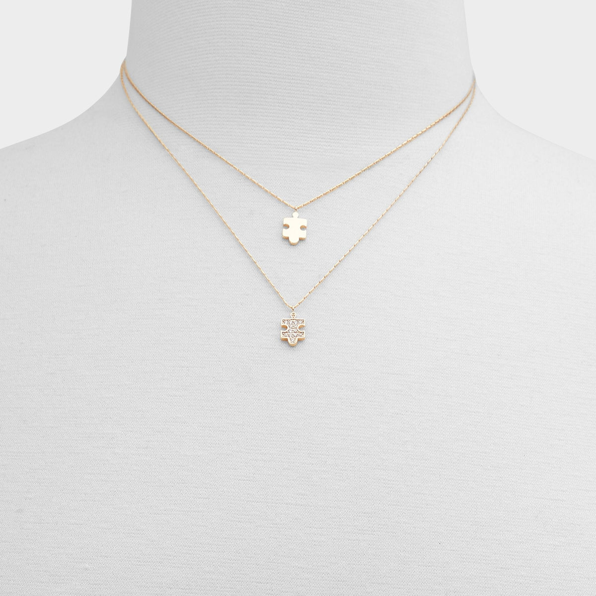 Aldo Besties Gold/Clear Multi Women's Necklaces - Gift set