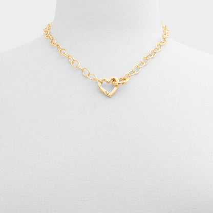 Aldo Heartclip in Gold - Customizable necklace