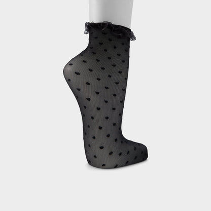 Aldo Polkafrill in Black White - Socks
