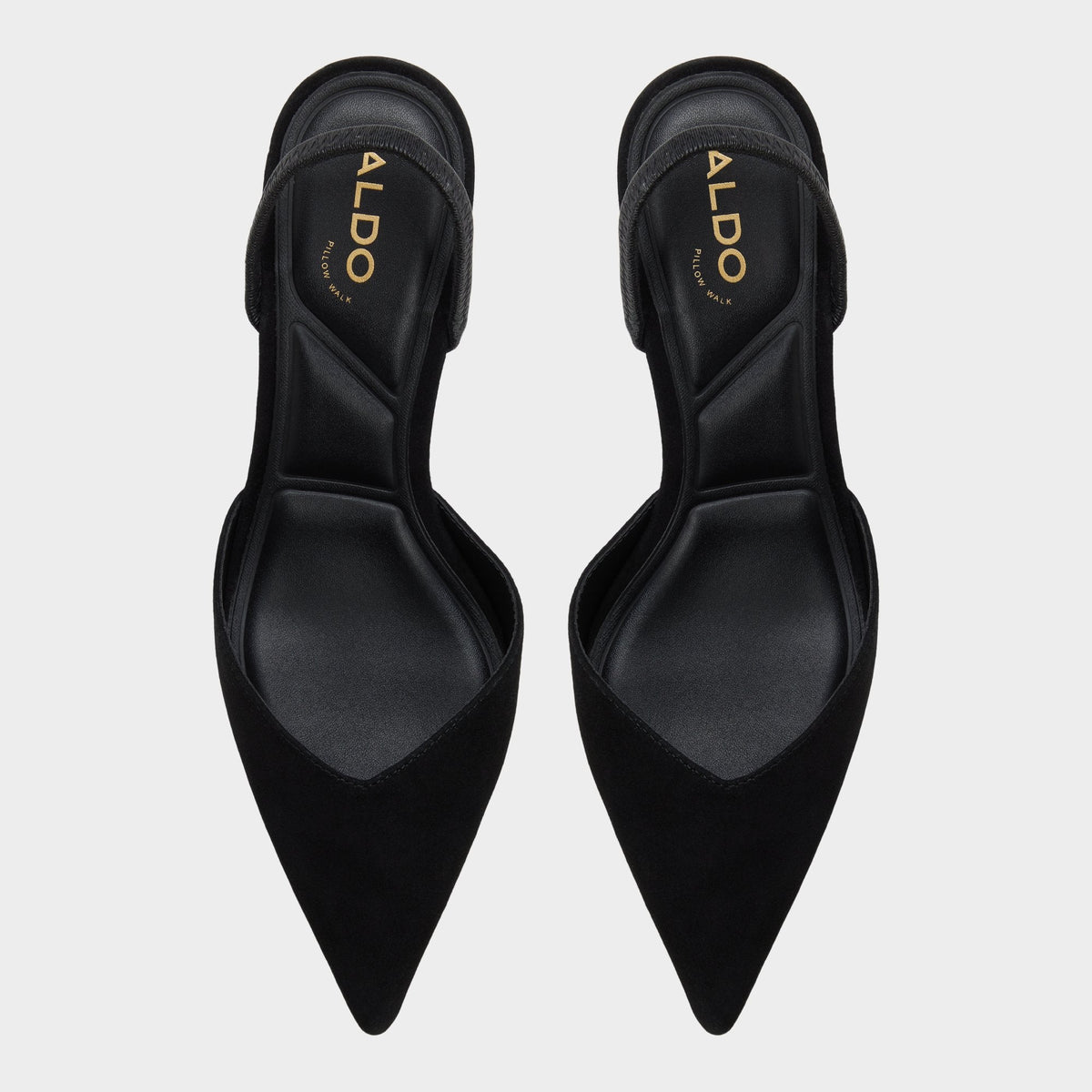 Aldo Re in Jessica Black - Sling back high heel, Stiletto heel