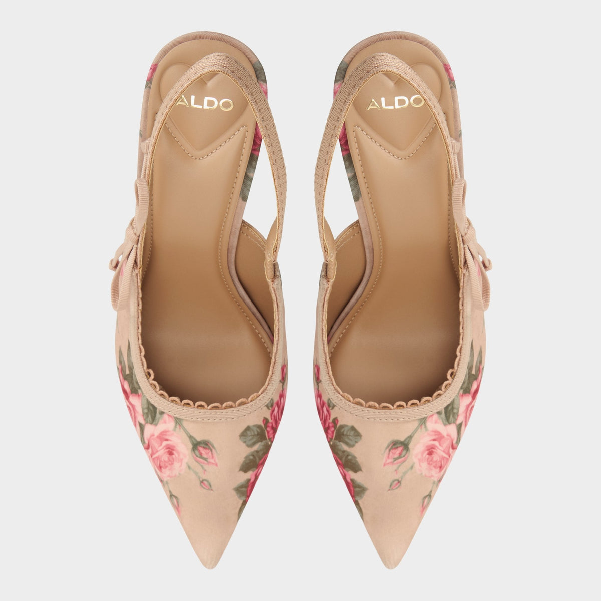 Aldo Hennie in Beige Combo 14190601 - Sling back high heel, Stiletto heel