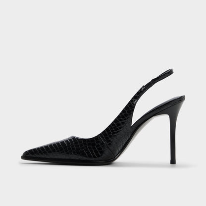 Aldo Re in Samantha Other Black - Sling back high heel, Stiletto heel