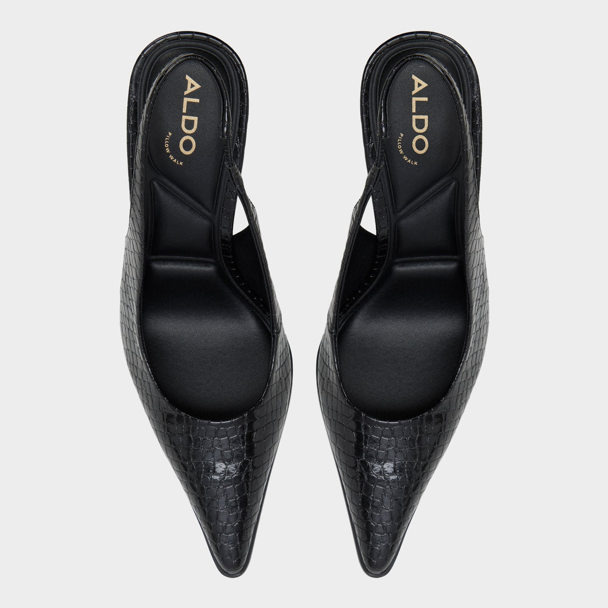 Aldo Re in Samantha Other Black - Sling back high heel, Stiletto heel