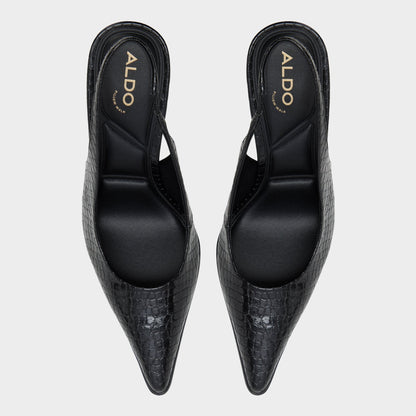 Aldo Re in Samantha Other Black - Sling back high heel, Stiletto heel