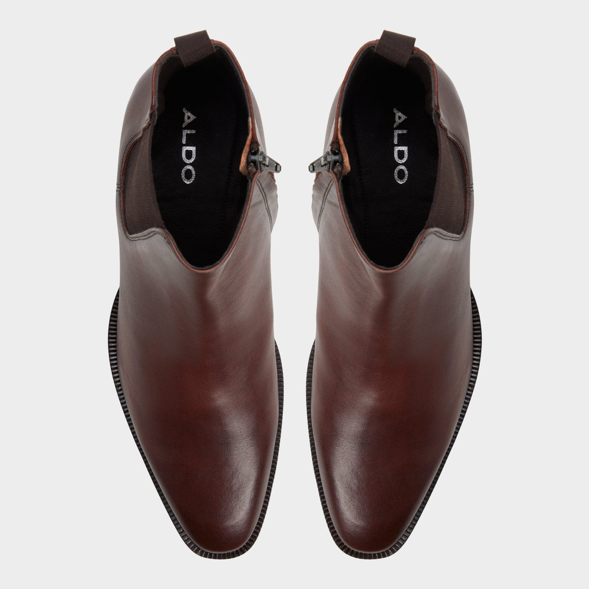 Aldo Jako in Brown - Chelsea boot, Block heel