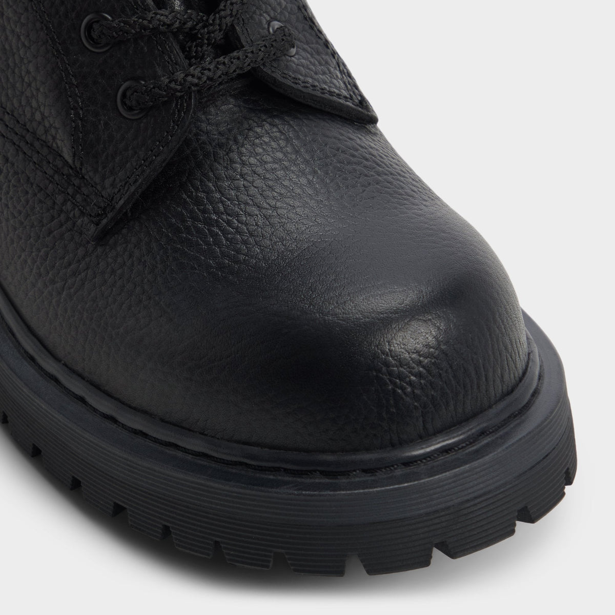 Aldo Doublezero in Other Black - Combat boot, Lug sole