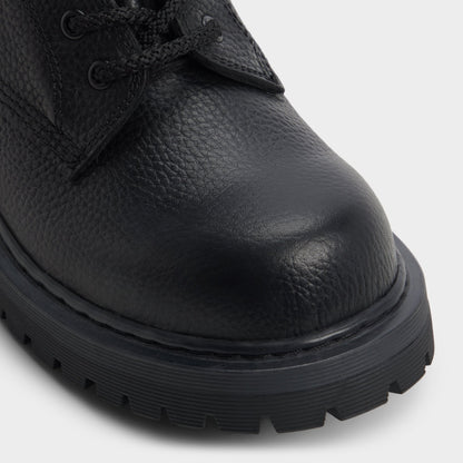 Aldo Doublezero in Other Black - Combat boot, Lug sole