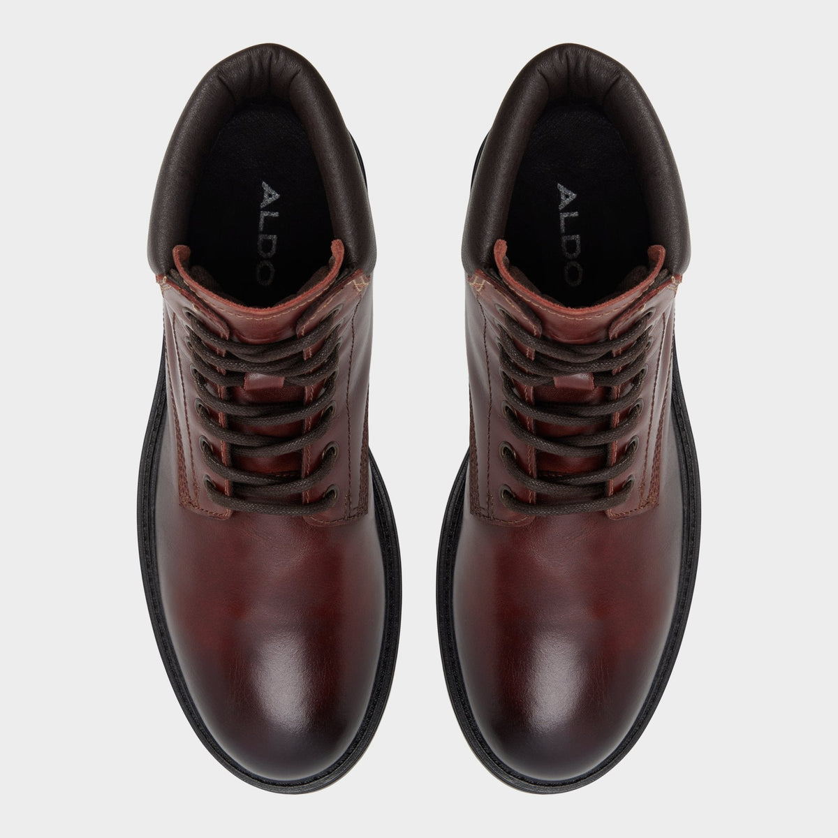 Aldo Draco in Medium Brown - Combat boot, Lug sole