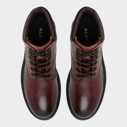 Aldo Draco in Medium Brown - Combat boot, Lug sole