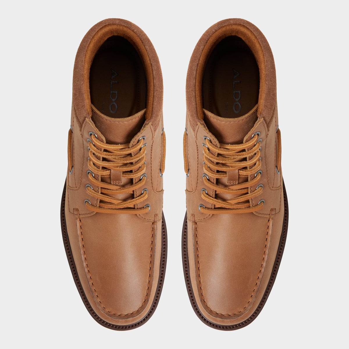 Aldo Farrell in Cognac - Combat boot, Lug sole