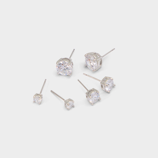Aldo Alaynia in Silver Clear Multi - Earrings