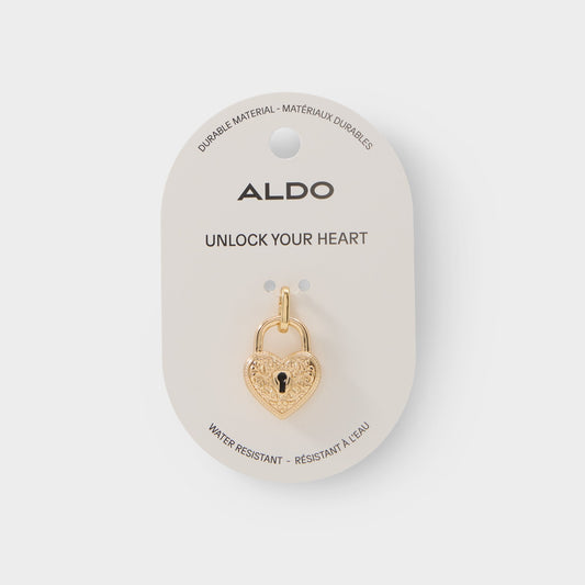 Aldo Heartlock in Gold - Jewelry charm