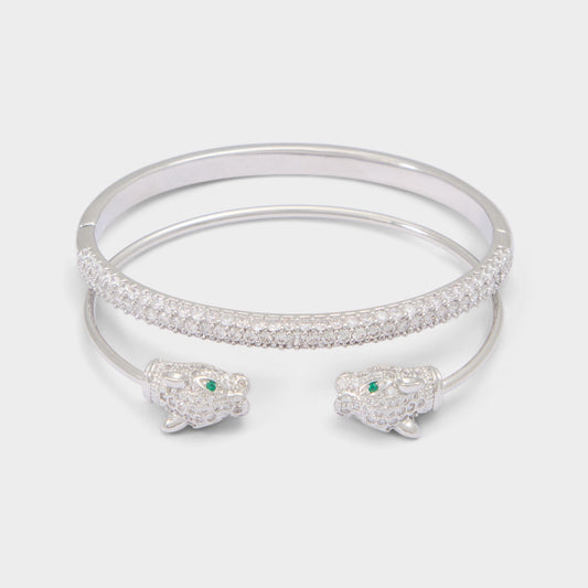 Aldo Albamaelden in Silver Clear Multi - Bangle bracelet