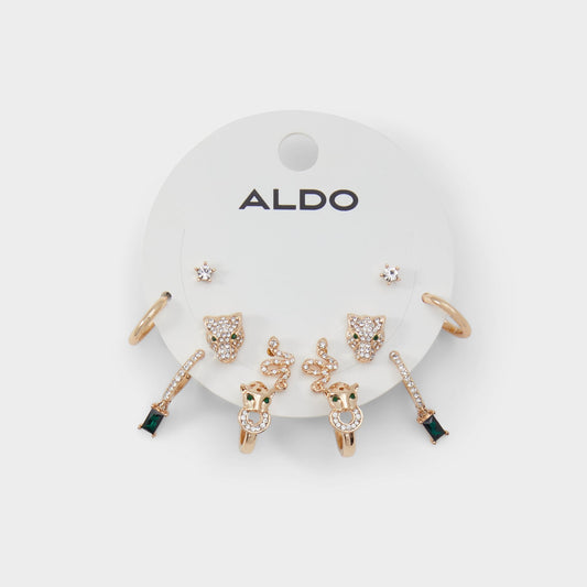 Aldo Junglechic Gold/Clear Multi Women's Earrings - Earrings